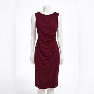 Miusol Wine Midi Dress